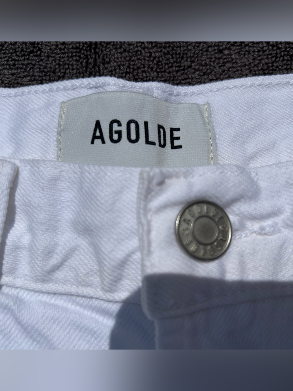 NWT🌷(27) Agolde Parker Denim Long Shorts - Picture 8 of 11